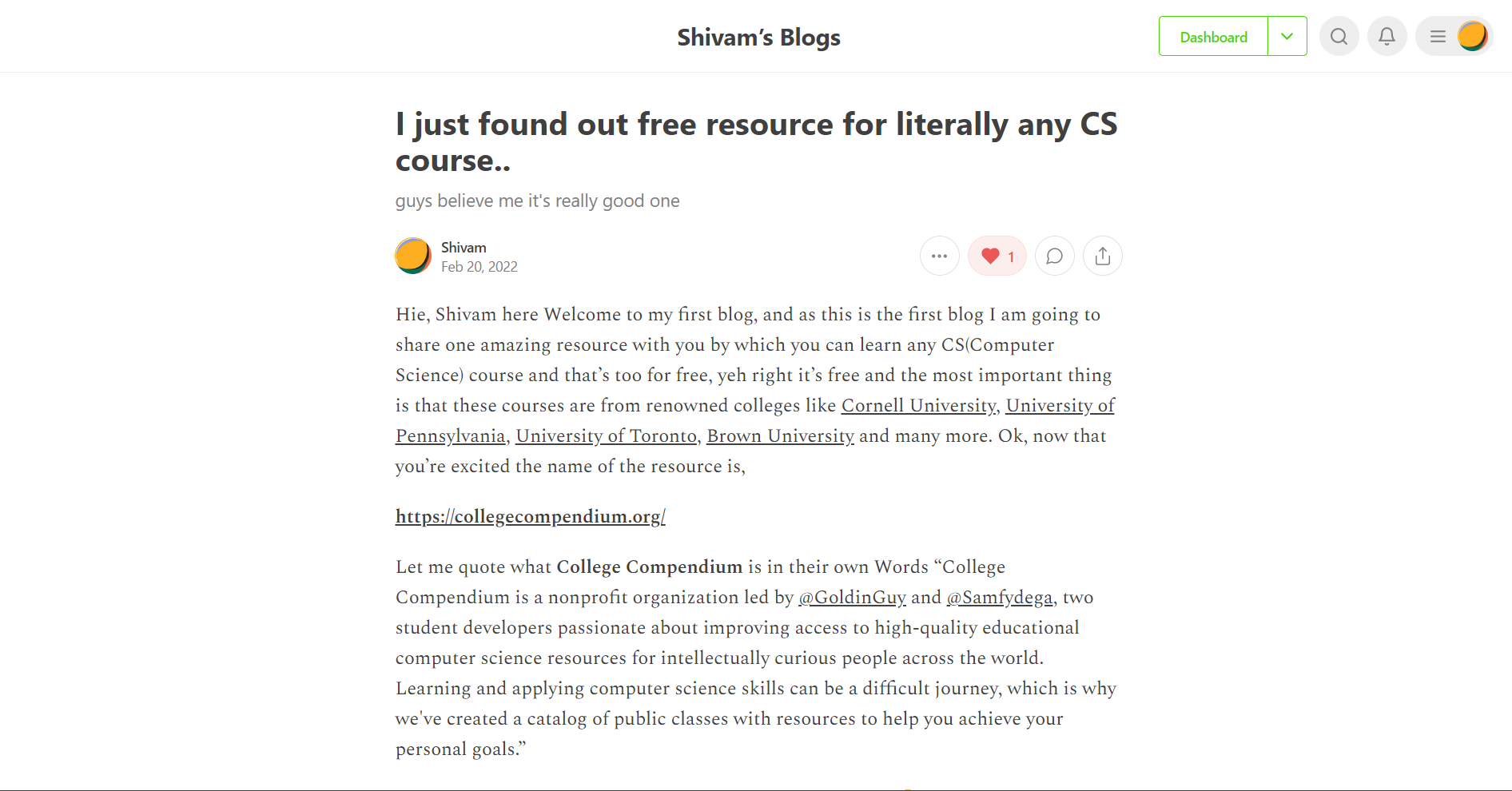 shivam damre Blog3: substack